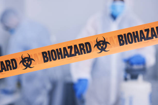 Professional Blood Cleanup technician working in Cambridge City, IN